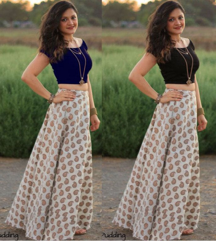 trendy chanderi cotton silk lehenga