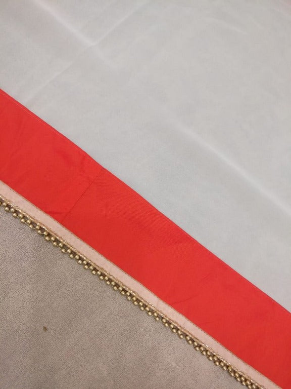 two shaded georgette bollywood style casual wear saree