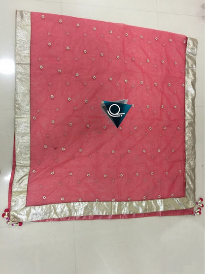 White banglori silk heavy embroidered wedding anarkali suit