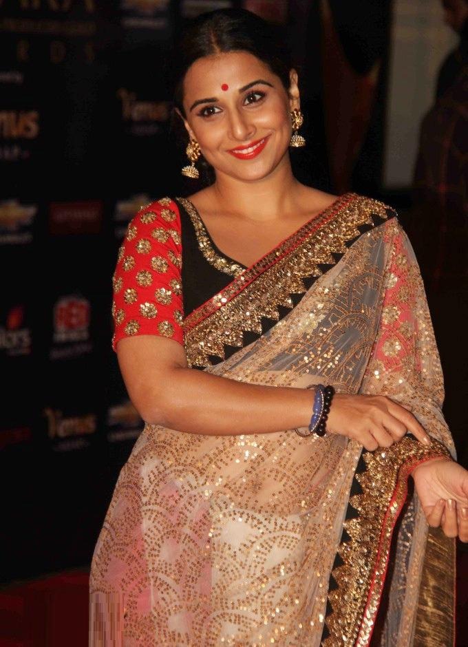 White net sequence embroidered wedding saree