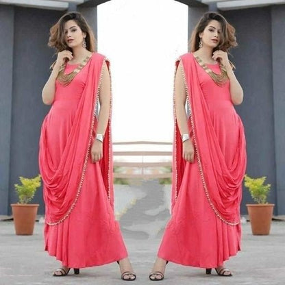 wine maroon heavy reyon stylist kurti