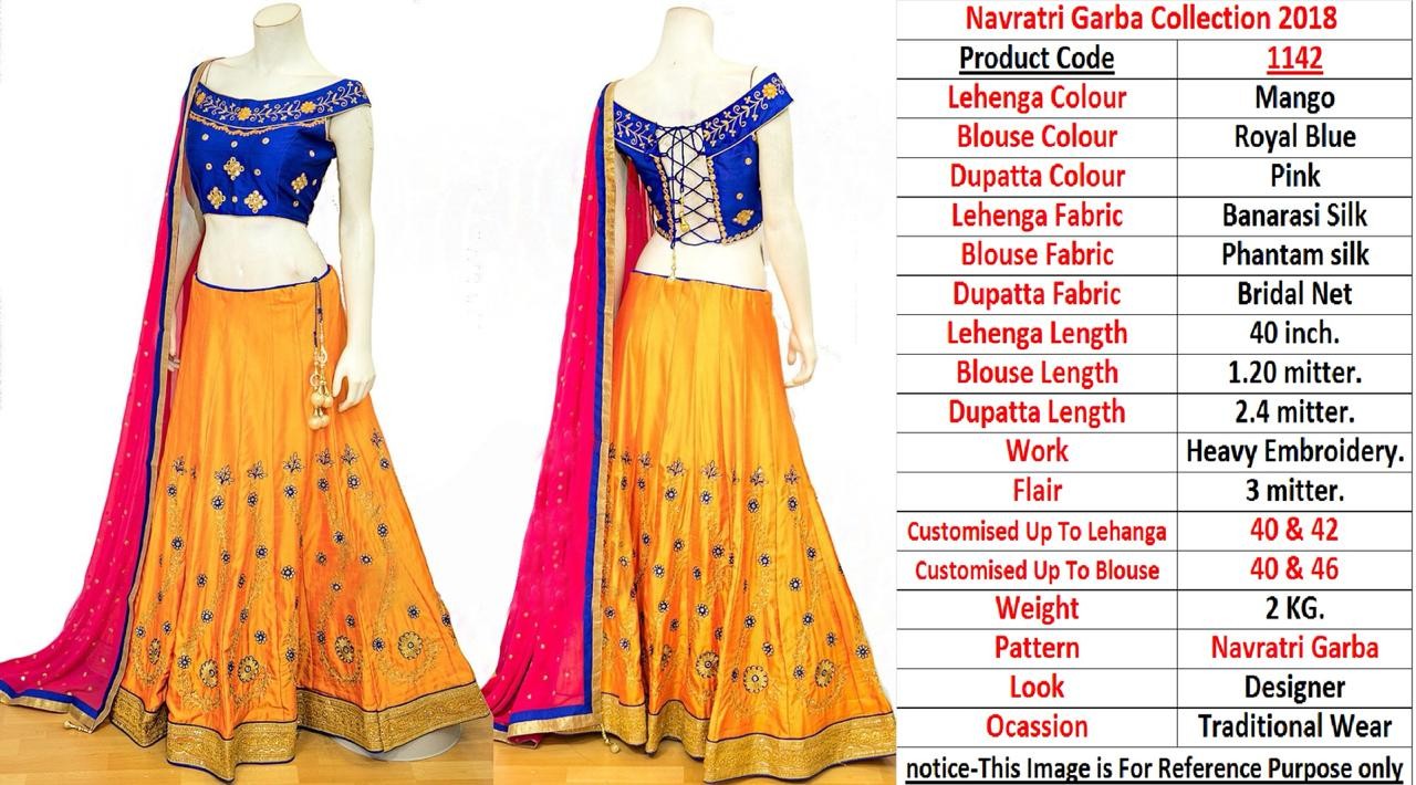 yellow banarasi silk embroidered festival wear lehenga choli